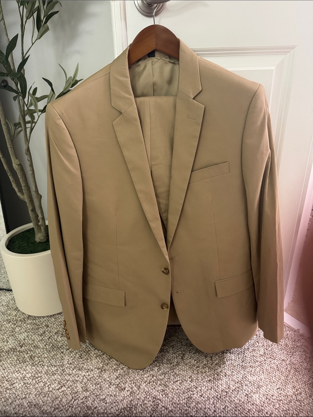Jcrew Thompson Tan Suit - NWT - 42R Jacket & 36/30 Pant